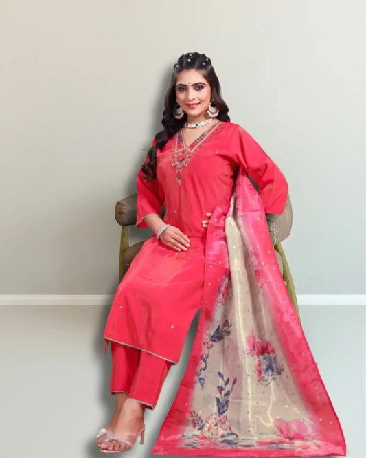 Simar Digital Print Salwar Suit with Dupatta for Women