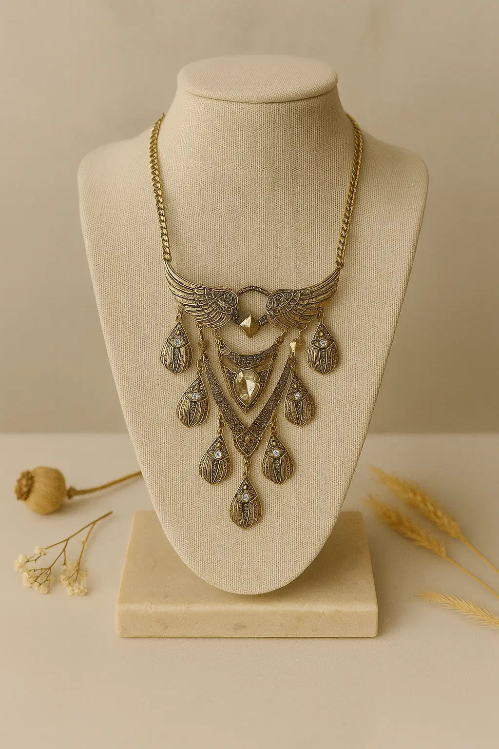 Antique Statement Choker Necklace for Women