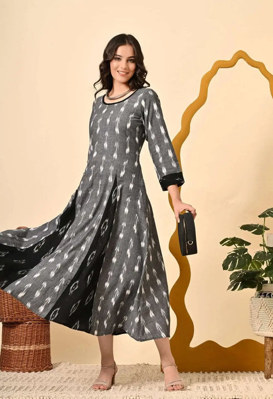 Achromatic Kali Dress