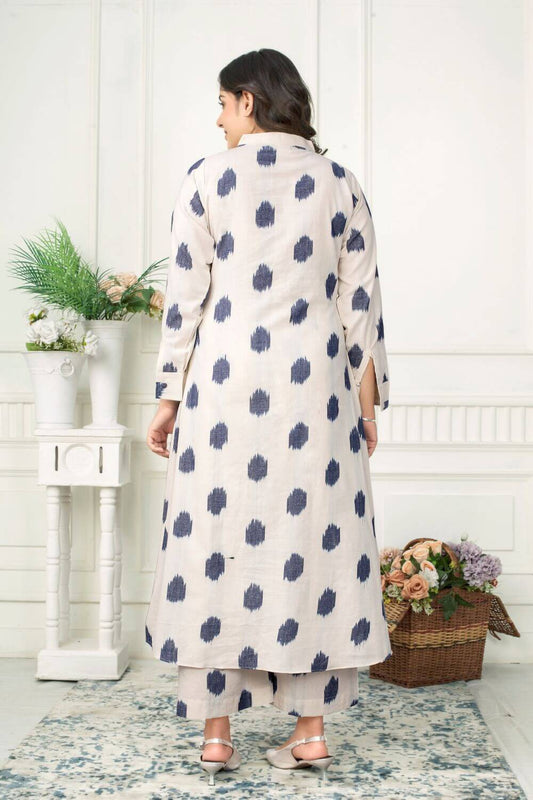 Ikat Harmony - Handloom Cotton Coord Set