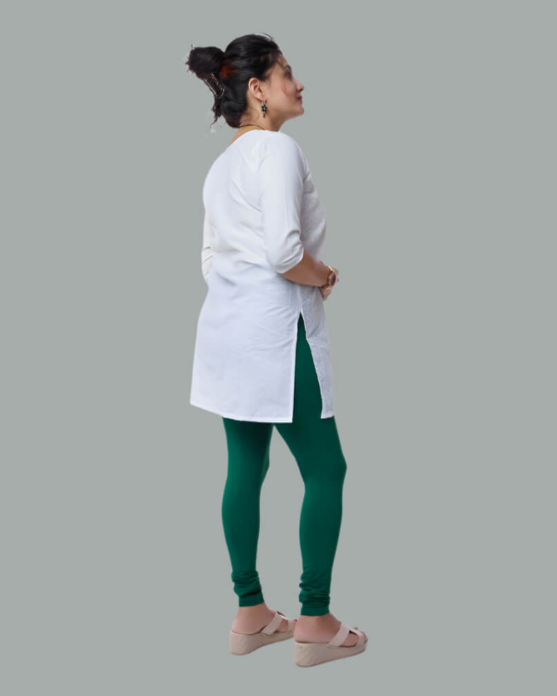 CHUDIDAR LEGGING Bottle Green