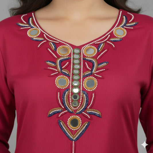 Rani Farshi Salwar Silk