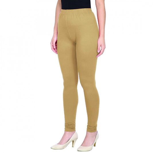 Generic Women's Cotton Leggings (Color:Skin)