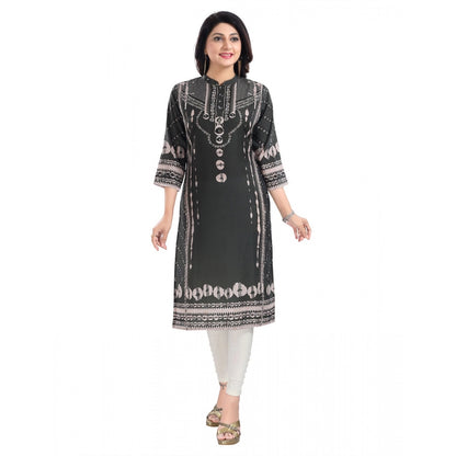 Olive Green Masleen Tunic Long Kurti