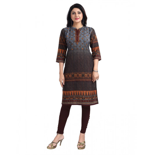 Brown Long Kurti for Women