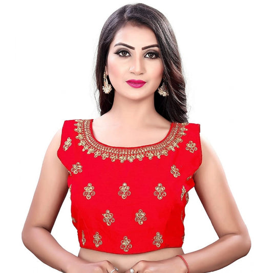 Sleeveless Phantom Readymade Blouse (Orange, Free Size: Up To 34 Inch)