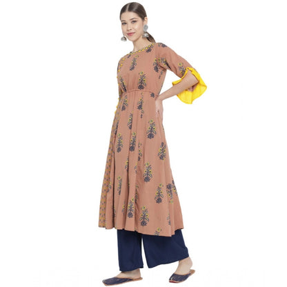 MultiColor Floral Printed Cotton Kurti