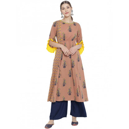 MultiColor Floral Printed Cotton Kurti