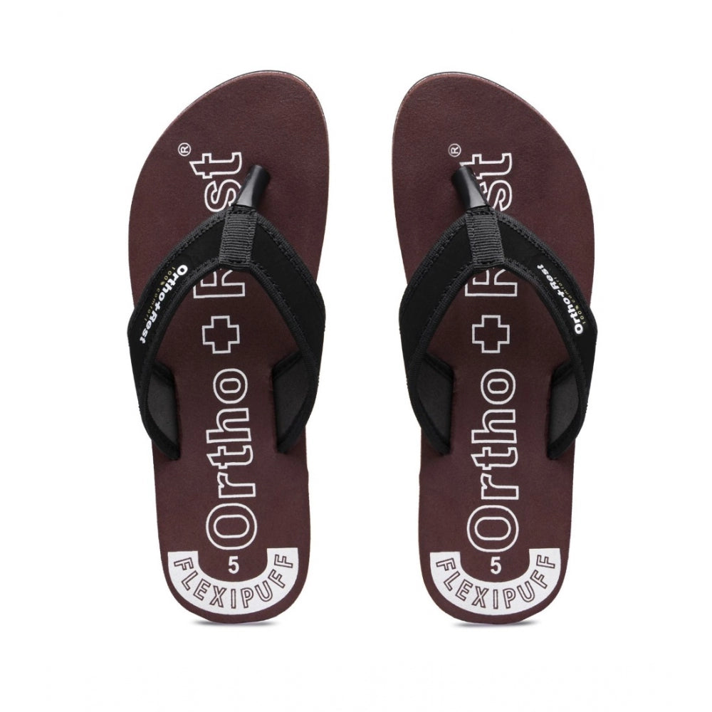 Generic Unisex Rubber Comfortable Orthopedic Doctor Slipper and Flip Flops (Maroon)