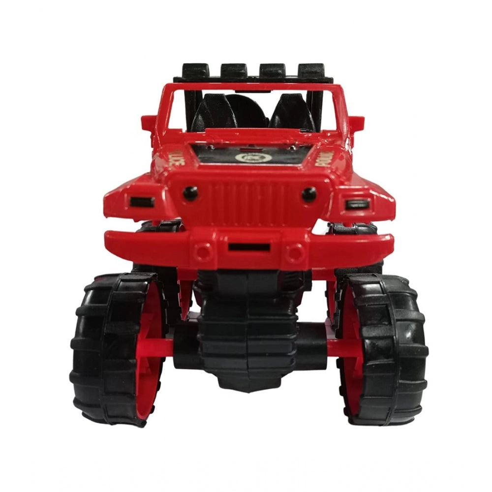 Generic Plastic Powered Jumping Police Jeep Car (Assorted)