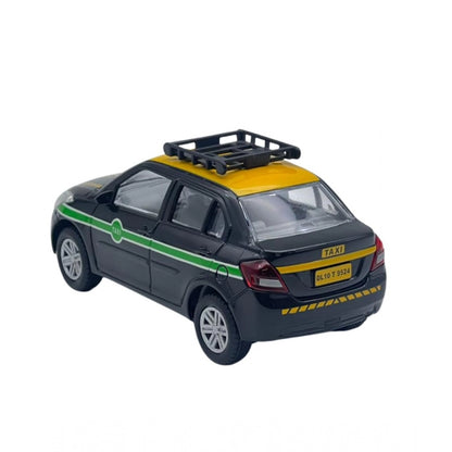 Generic Plastic Ola Uber Swift Taxi Model Openable Doors Pull Back Action Car For Kids (Black)