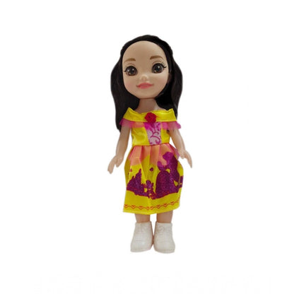 Generic Plastic Doll Set With Fast Food Accessories (Yellow)