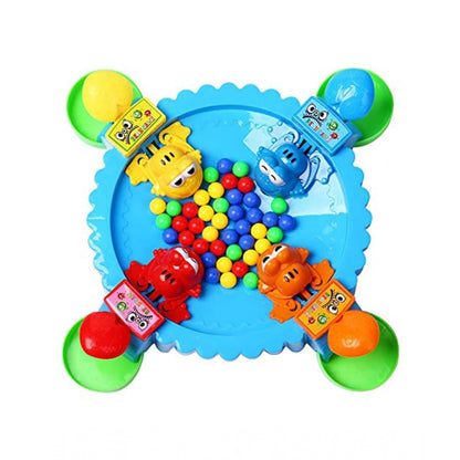 Generic Plastic Frog Eat Beans Game4 Players (Multicolor)