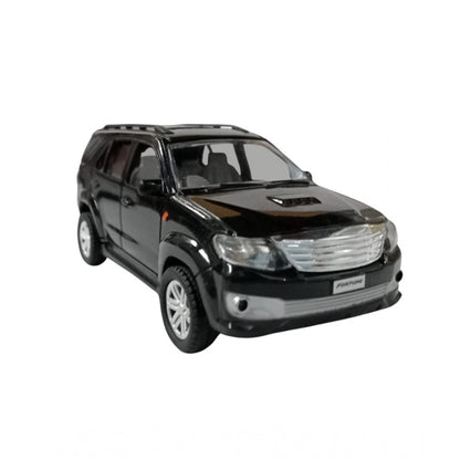 Generic Plastic Pull Back Action Suv Fortuner (Black)