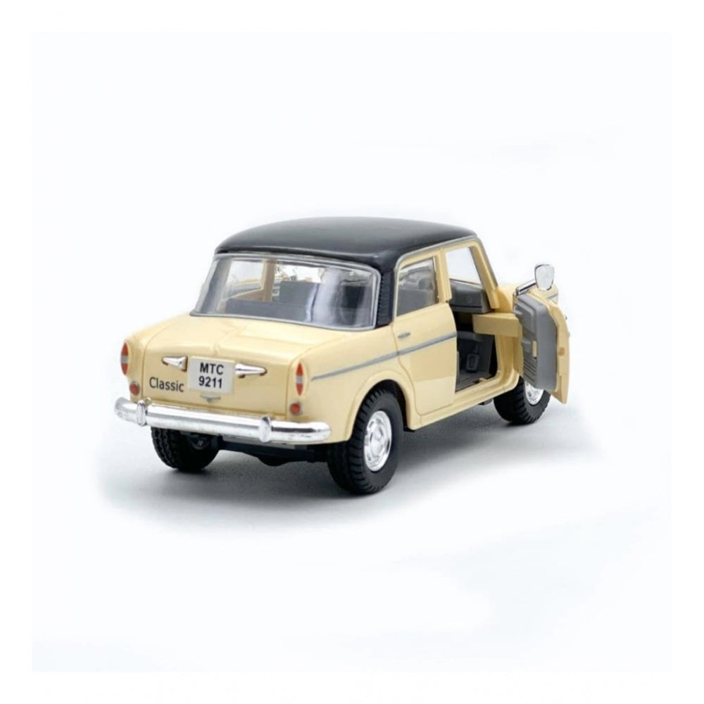 Generic Plastic Pull Back Action Collectible Model For Kids Car (Beige)