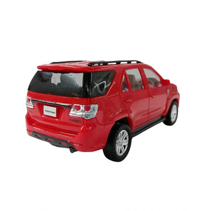 Generic Plastic Pull Back Action Suv Fortuner (Red)