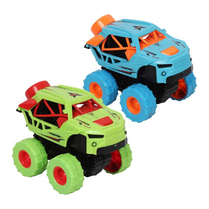 Generic Plastic Friction Powered Monster Truck Push  Go Off Road Car (Assorted)