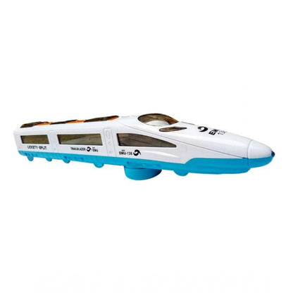 Generic Plastic 3D Light  Sound Auto Moving System Emu Speed Train (Assorted)