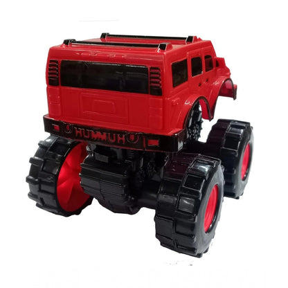 Generic Plastic Powered Jumping Car (Red)