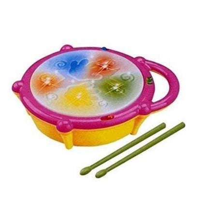 Generic Plastic 3D Flash Drums With Lights  Musical (Assorted)