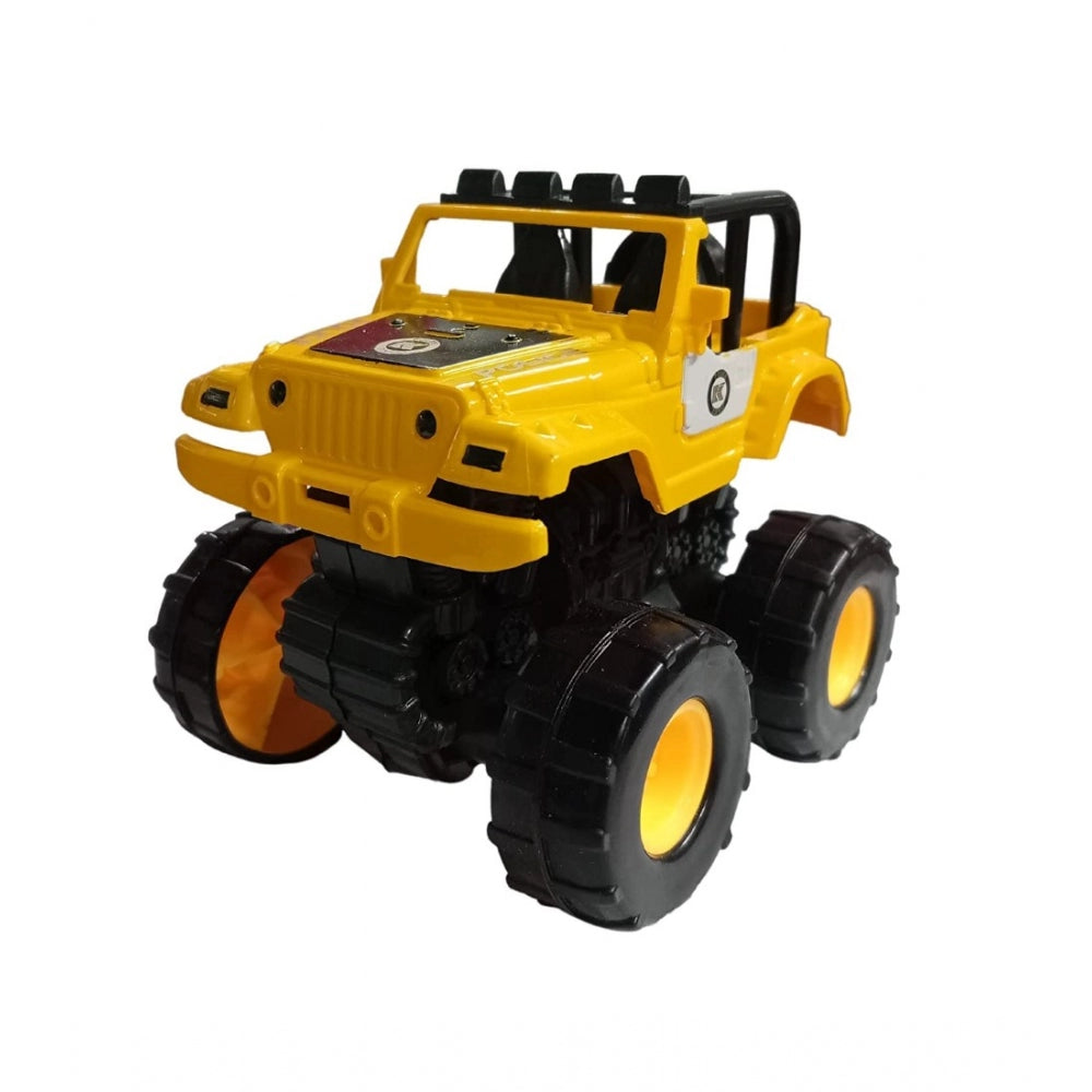 Generic Plastic Powered Jumping Police Jeep Car (Assorted)