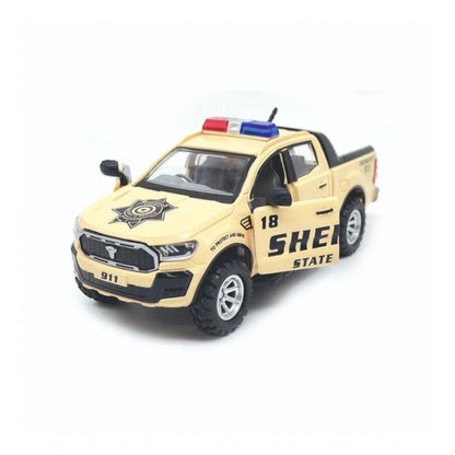 Generic Plastic Police Pull Back Toys For Kids Emargency Car (Assorted)