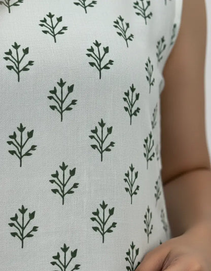 RangRoot Women’s White Rayon Co-ord Set