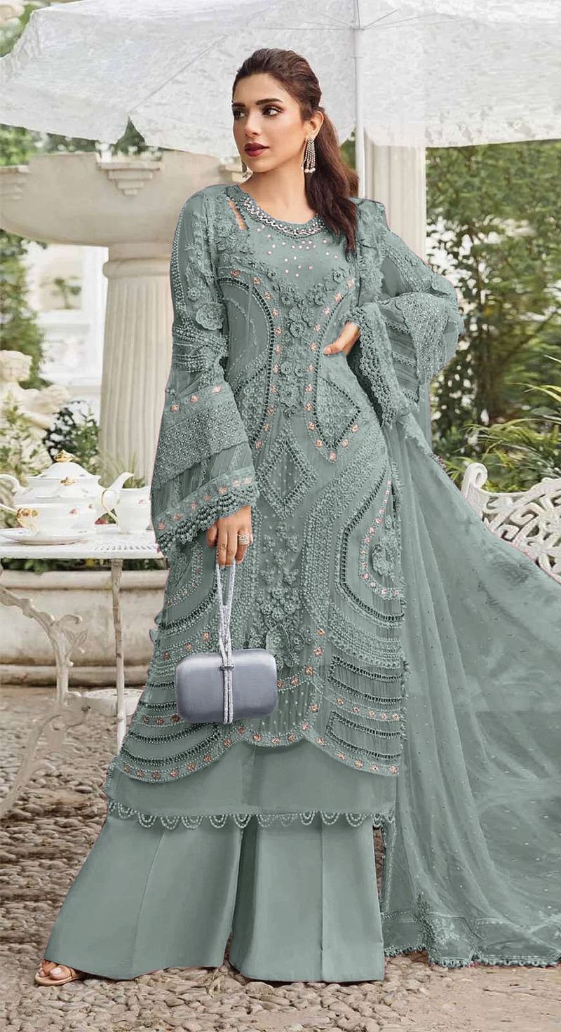 Fashion Dream Women Pista Georgette Designer Suit Collection