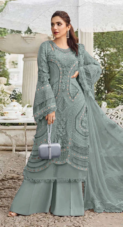 Fashion Dream Women Pista Georgette Designer Suit Collection