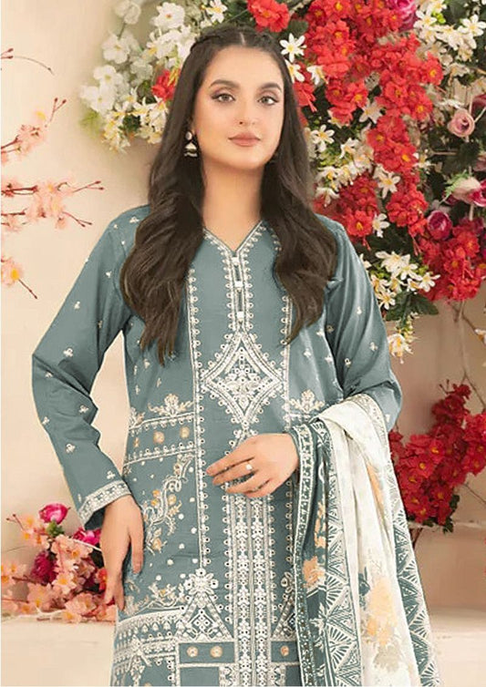 Fashion Dream Women Light Green Cotton Designer Suit Collection