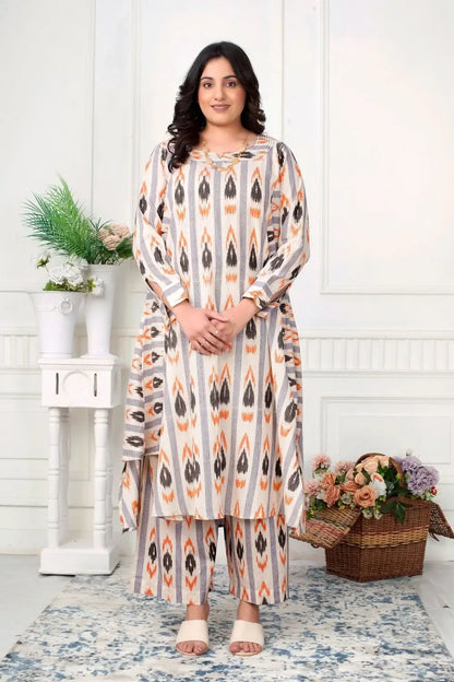Chic Ikat co-ord set for women