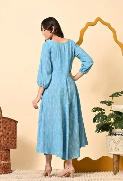 Royale IX – Classic Loose Fit Ikat Dress