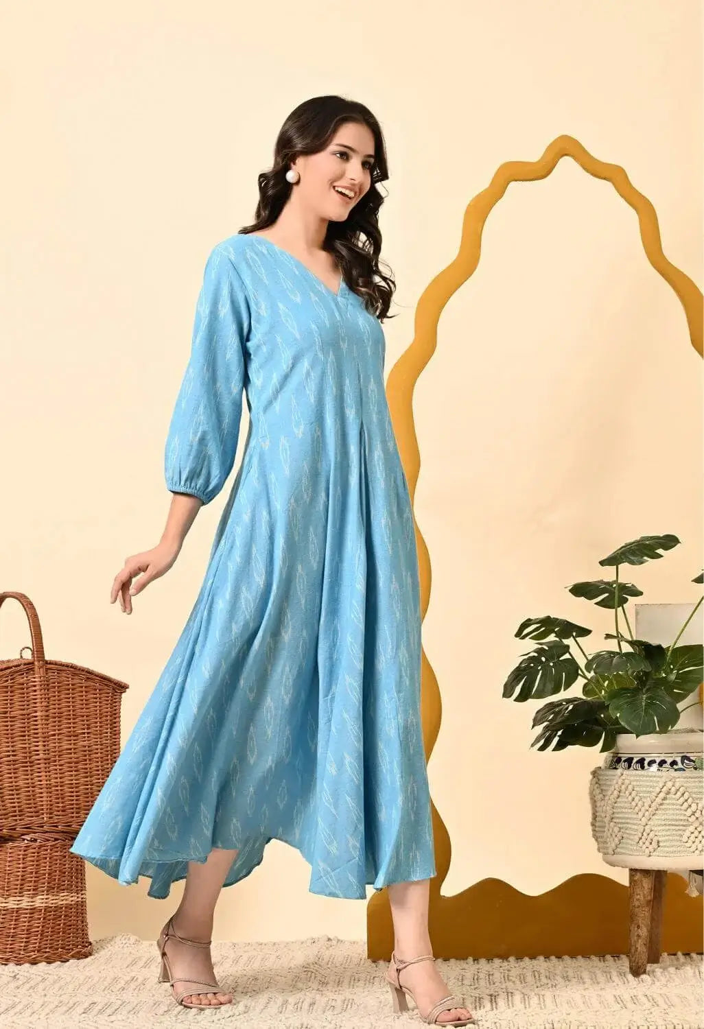 Royale IX – Classic Loose Fit Ikat Dress