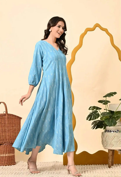 Royale IX – Classic Loose Fit Ikat Dress