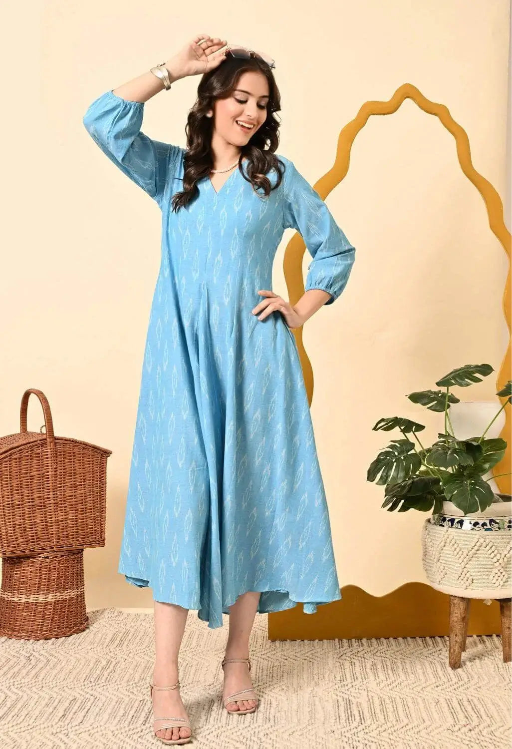 Royale IX – Classic Loose Fit Ikat Dress