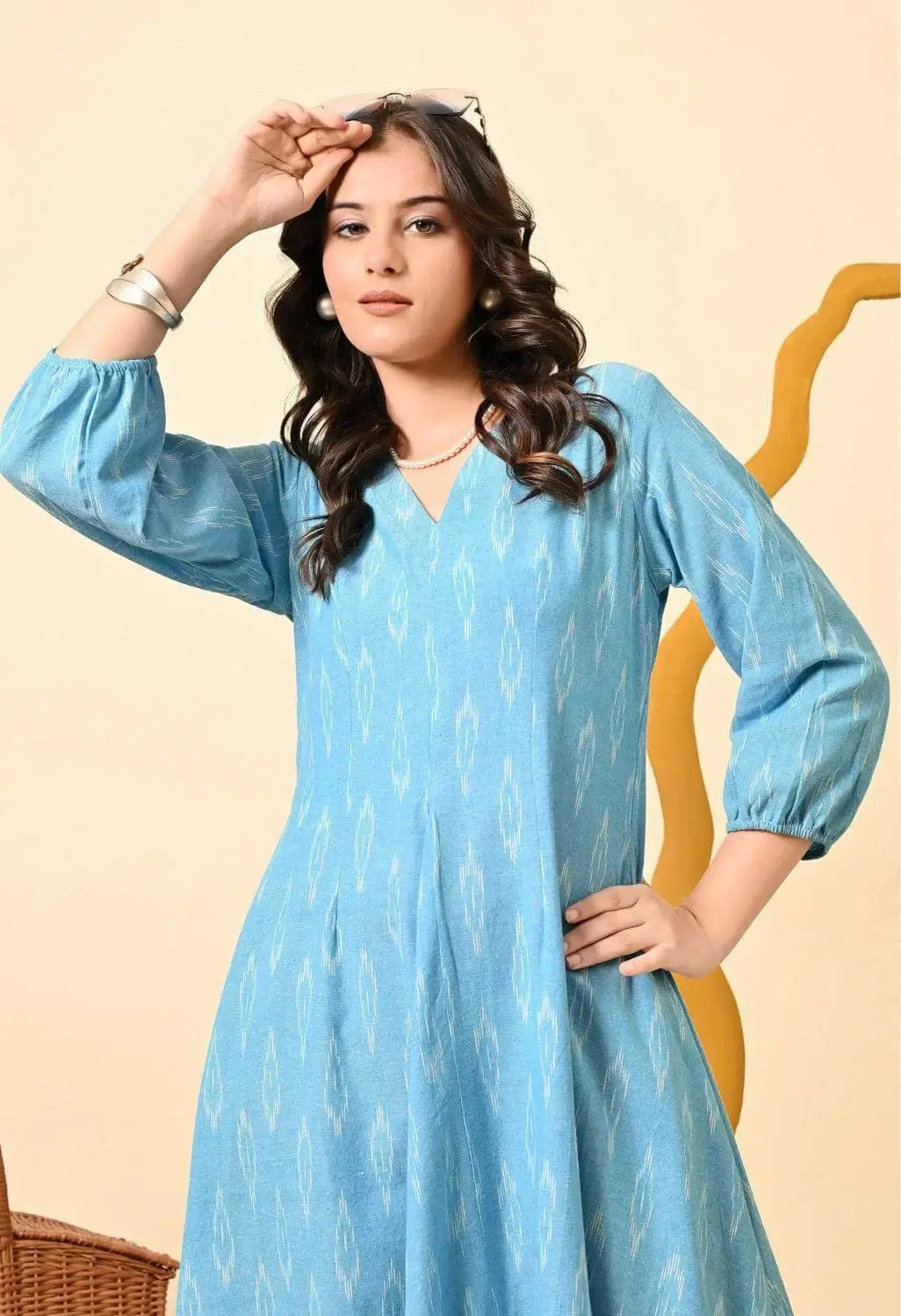 Royale IX – Classic Loose Fit Ikat Dress