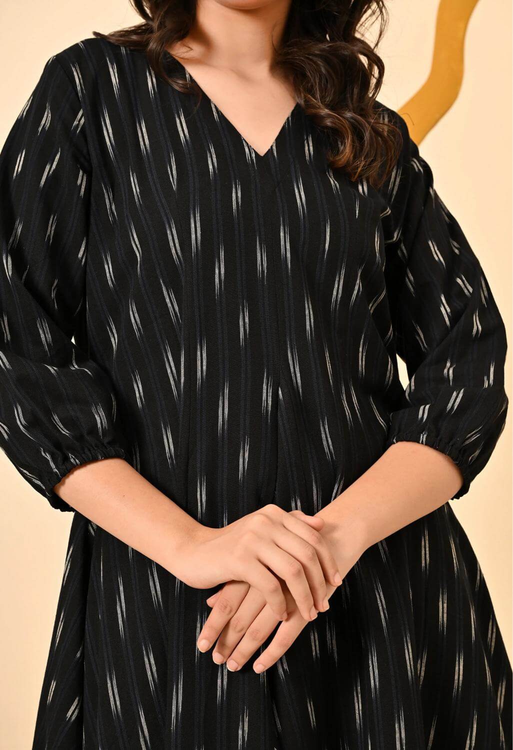 ROYALE VII – Classic Loose Fit Ikat Dress