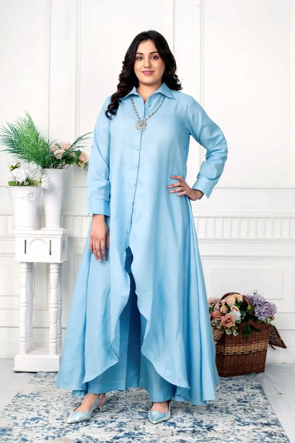 Sky Blue Zig Zag Coord