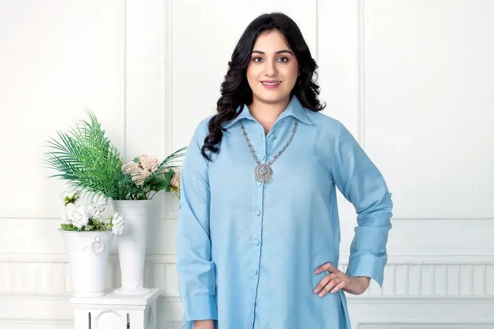 Sky Blue Zig Zag Coord