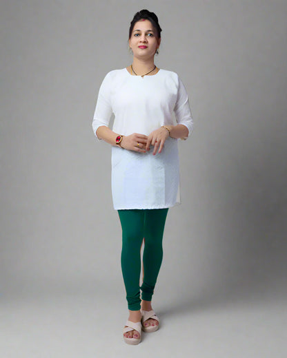 CHUDIDAR LEGGING Bottle Green