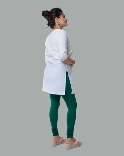 CHUDIDAR LEGGING Bottle Green