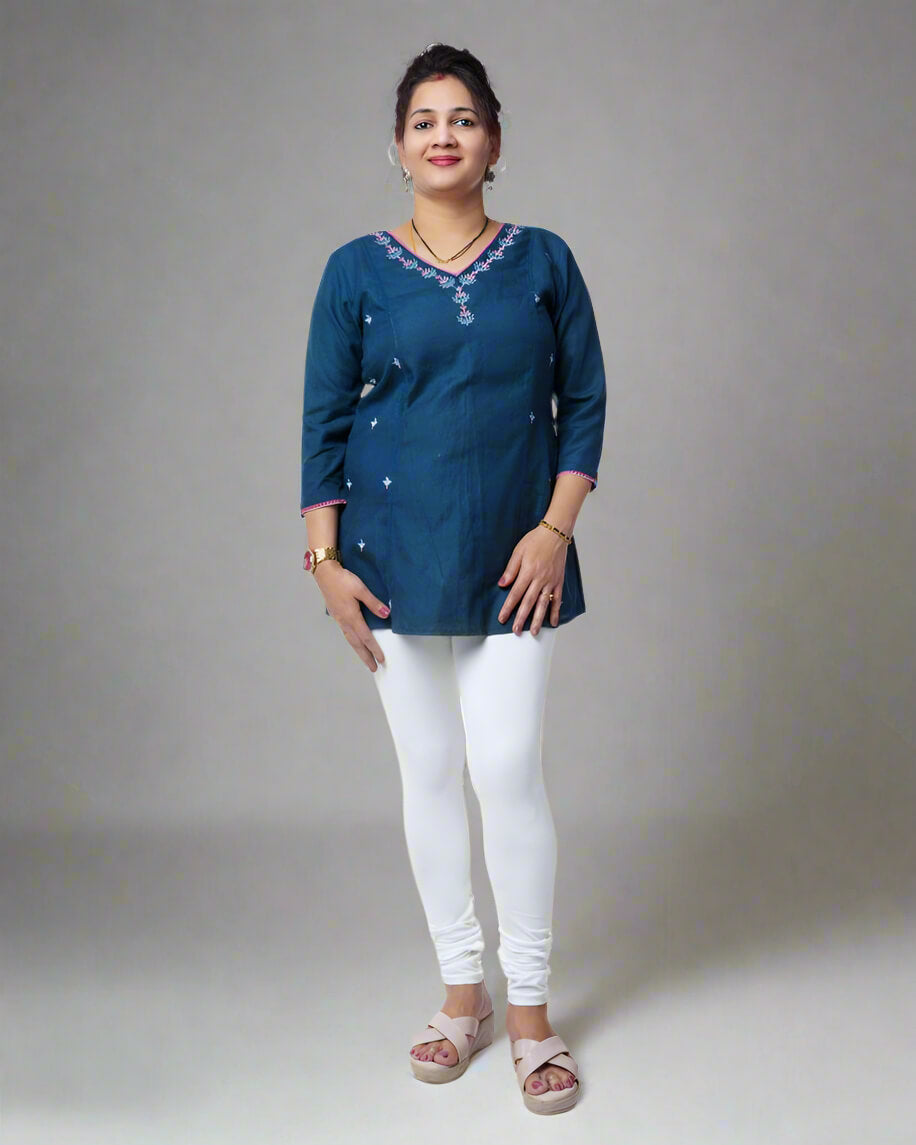 CHUDIDAR LEGGING White