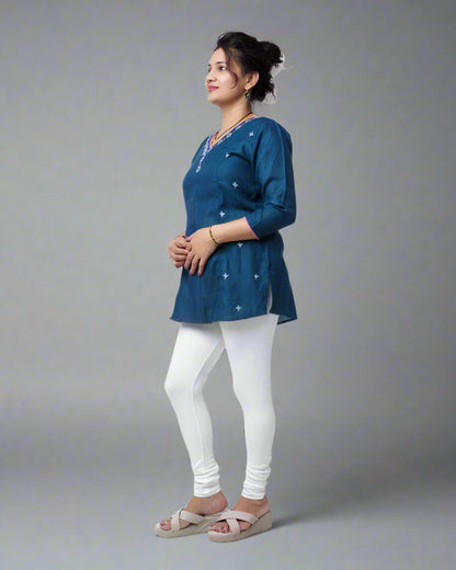 CHUDIDAR LEGGING White