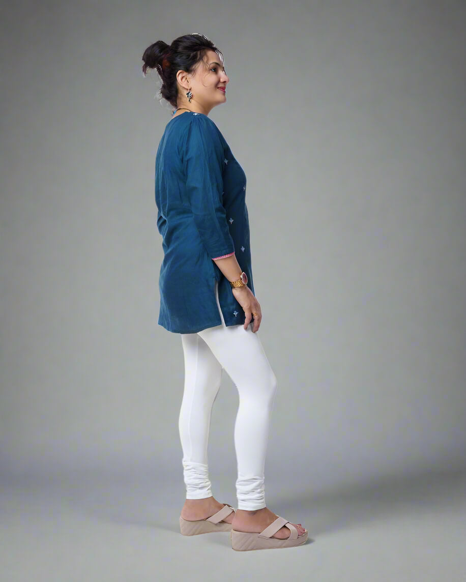 CHUDIDAR LEGGING White