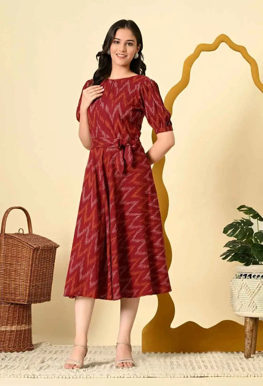 Royale IV handloom Ikat dress for women