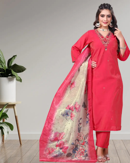 Simar Digital Print Salwar Suit with Dupatta for Women