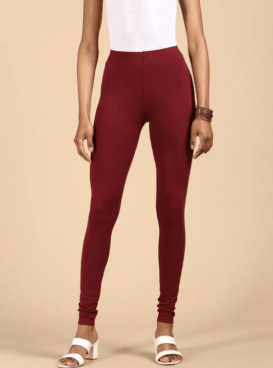 Marron Churidar Leggings